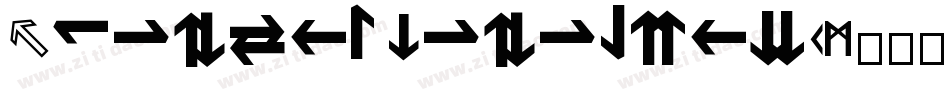 Flotsam Motorway字体转换